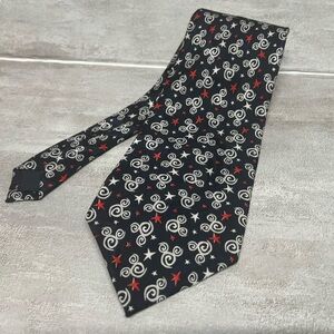 Mickey Mouse Vintage Disney Store 100% Silk Blue Necktie